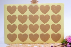 Sticker Herz (5 Bogen)