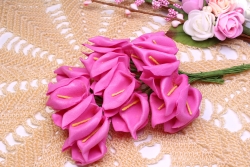 Foamblumen Calla dunkelrosa (12 Stck)