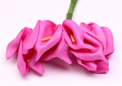 Foamblumen Calla dunkelrosa (12 Stck)