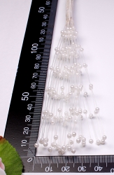 Kunstblumen weiss (10 Stck)