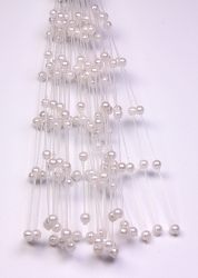 Kunstblumen weiss (10 Stck)