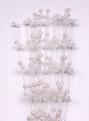 Kunstblumen weiss (10 Stck)